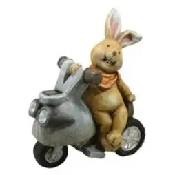 PÅSKEFIGUR KANIN PÅ SCOOTER - Jul / Påske