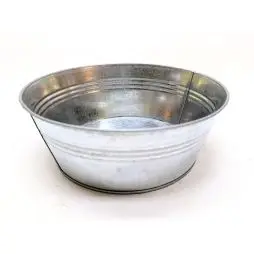 PLANTE-GAVEKURV METAL BLANK - Gavekurve zink