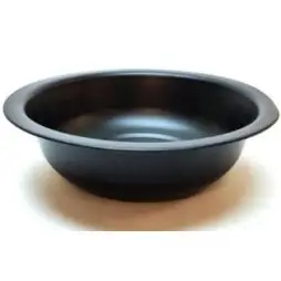 GAVE-PLANTEFAD METAL RUND SORT (4) - Gavekurve zink